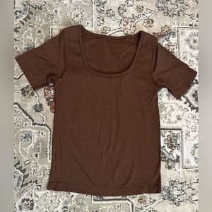 All It Takes Ribbed Short Sleeve